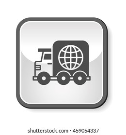 logistics truck icon