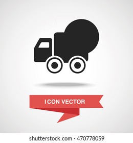 logistics truck icon