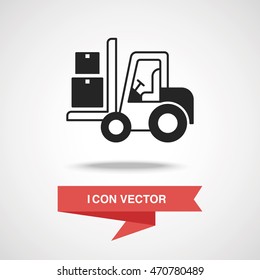 logistics truck icon