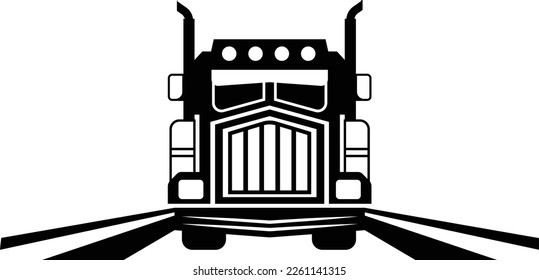 logistics trucking and transport logo design