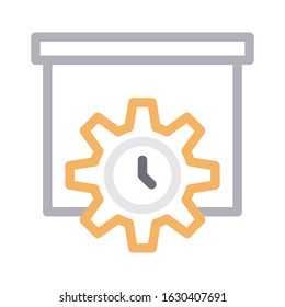 logistics vector color line icon 