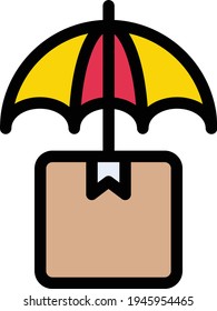 logistics vector color line icon