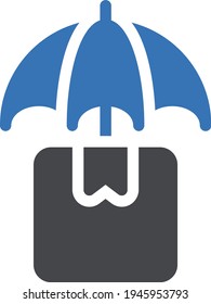 icono de color de glifo vector de logística