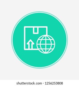 Logistics vector icon sign symbol