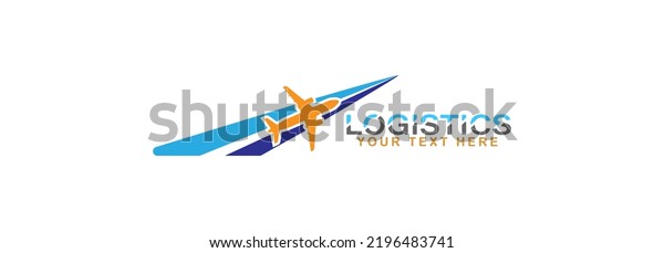 Logistics Vector Template Company Logo Business Stock Vector (Royalty ...