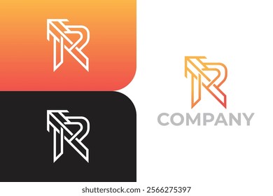 logitics logo design, delivery logo template, letter r with arrow, cargo logo design, modern letter r, tranportation logo template