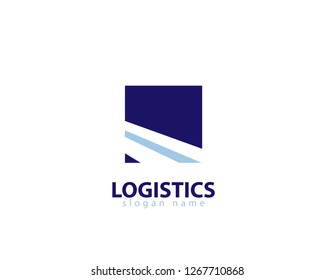 Logitics road logo