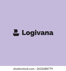 LOGIVANA EXPORT LOGO WITH L LATTER SHIP BEST ICONE