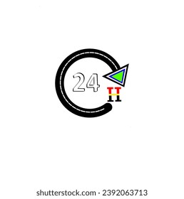 logo 24 hours always open