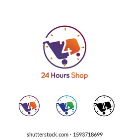 logo of 24 hours store