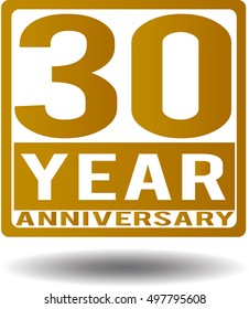 Logo 30 year anniversary for general use.