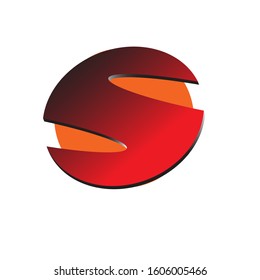 logo 3D globe logo Icon image vector