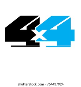 logo 4x4 vector
