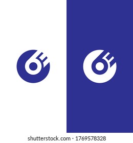 logotipo 6 símbolos vectores