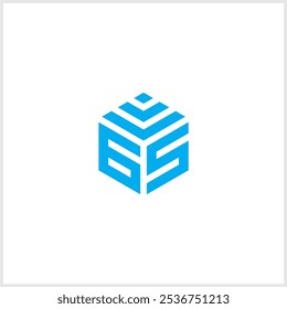 logo 6s abstract simple vector