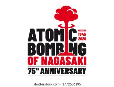 Logo for the 75th anniversary of Atomic Bombing of Nagasaki
