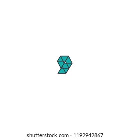 logo 9 geometric