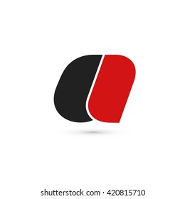 Logo "A" letter. Isolated on white background. Vector illustration, eps 10.