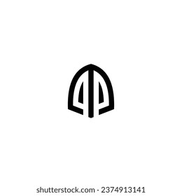Logo aa initial aa vektor design illustration logo web design