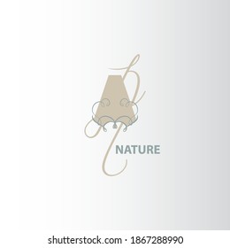 logo aa nature, a logo that combines nature and letters