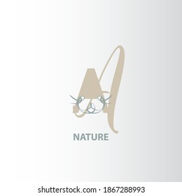logo aa nature, a logo that combines nature and letters