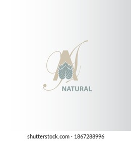 logo aa nature, a logo that combines nature and letters