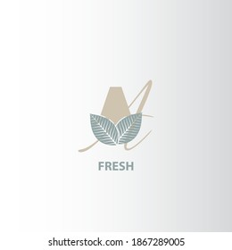 logo a naturaleza, un logo que combina naturaleza y letras