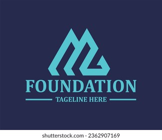 Logo AAG initial AMG vektor design 