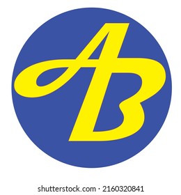 Logo, AB, idea, simple, design, letter