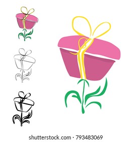 Logo about gift