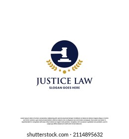 logo about justice lawyer. law logo design inspiration