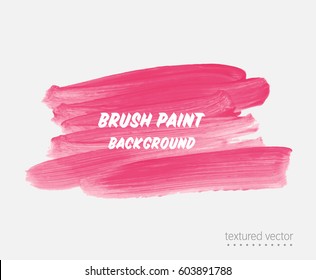 Logo abstract background brush paint acrylic texture design poster illustration vector. Perfect watercolor design for headline, logo and sale banner. 