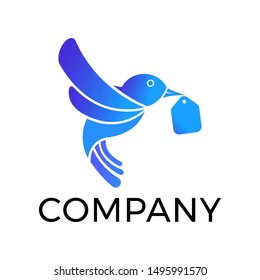 Logo Abstract Bird Flying Design Template for your company.