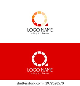 logo abstract for business technology, computer, media, art, internet, network, startup, product, retail, software developer, service industry. ready for print and digital