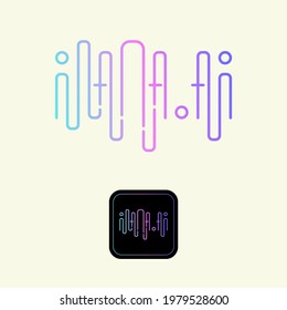 logo abstract for business technology, computer, media, art, internet, network, startup, product, retail, software developer, service industry. ready for print and digital