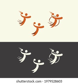 logo abstract for business technology, computer, media, art, internet, network, startup, product, retail, software developer, service industry. ready for print and digital
