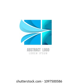 logo abstract. Business. Vector illustration on white background. symbol