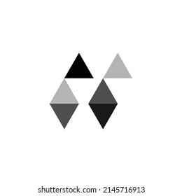 logo abstract camp with mountain concept design

