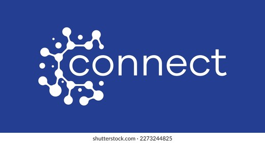logo abstract connection icon vector illustration