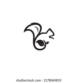 Logo is an abstract design about the modification between a squirrel and a leaf, can be used on all media because made with high resolution