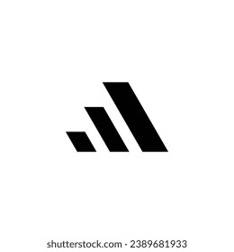 Logo abstract design adiba company group