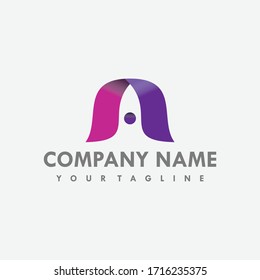 A Logo abstract design concept
