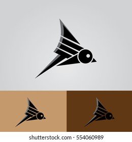 logo abstract element bird phoenix