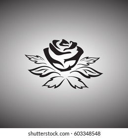 Logo abstract flower icon