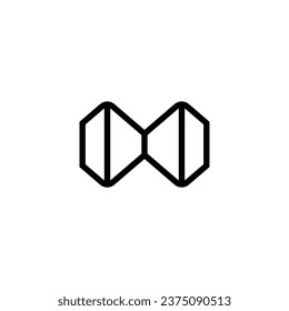 Logo abstract illustration vektor initial design illustration