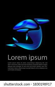 Ilustración abstracta del logotipo del sitio web. Perfecto uso para web, patrón, diseño, afiche, banner, etc.	