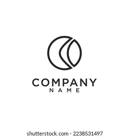 Logo Abstract Initial Letter C and O