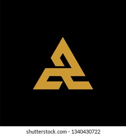 logo abstract letter A