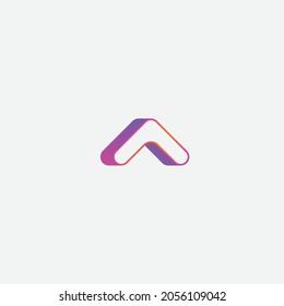 Letra abstracta del logotipo un icono de tecnología moderna y simple perfecto para su negocio