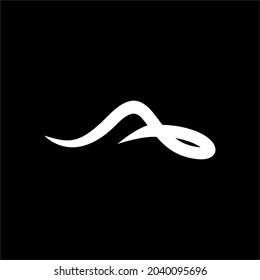LOGO ABSTRACT LETTERS A SIMPLE AND MODERN DESIGN